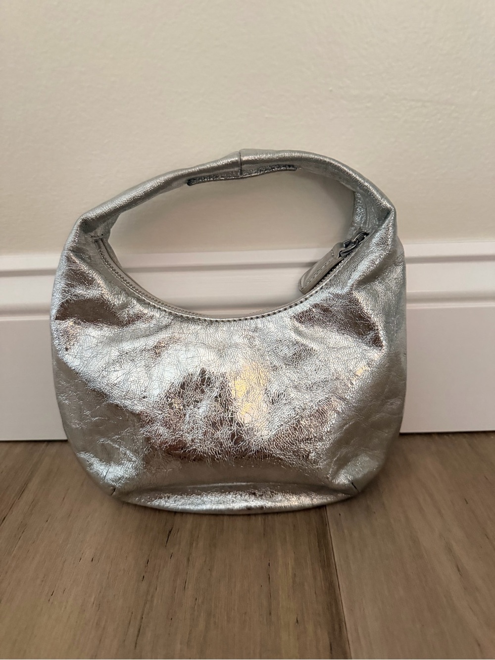 Madewell The Mini Bag in Bright Silver - Picture 4 of 9